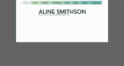 Desktop Screenshot of alinesmithson.com