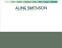 Tablet Screenshot of alinesmithson.com